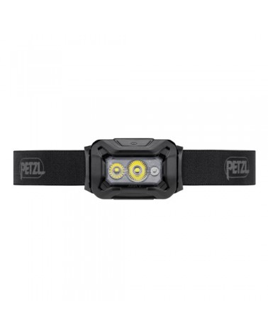 Hybrid-Stirnlampe Aria 2 Schwarz - weißes, rotes, grünes und blaues Licht - 450 Lumen