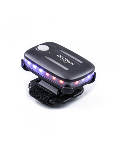 Wiederaufladbare Lampe mit Mehrfachbindung UT22 - weißes Licht + rotes/blaues Strobe - 11 Lumen