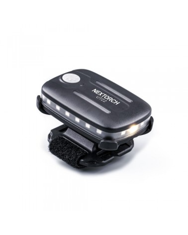 Wiederaufladbare Lampe mit Mehrfachbindung UT22 - weißes Licht + rotes/blaues Strobe - 11 Lumen