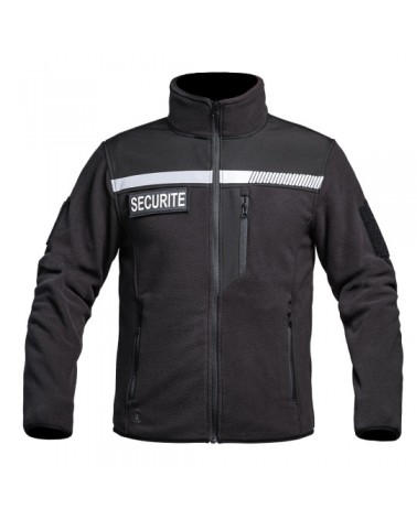 SÉCU-ONE HV-TAPE Fleece-Jacke Sicherheit schwarz