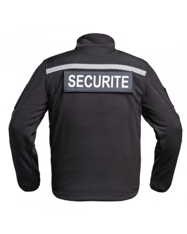 SÉCU-ONE HV-TAPE Fleece-Jacke Sicherheit schwarz