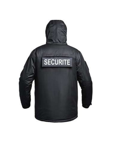 Hardshell-Parka SÉCU-ONE WF 150 flap Sicherheit schwarz