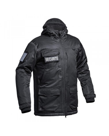 Hardshell-Parka SÉCU-ONE WF 150 flap Sicherheit schwarz