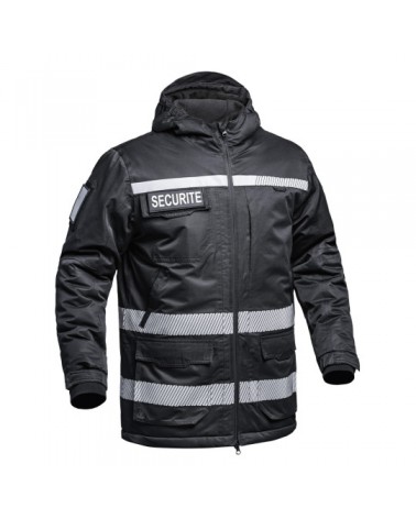 Hardshell-Parka SÉCU-ONE WF 150 HV-TAPE Sicherheit schwarz