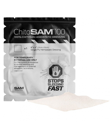 ChitoSAM Hämostase-Kompresse 10 x 10 cm