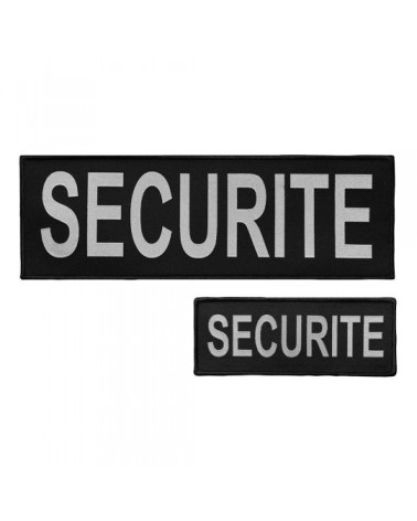 Set Startnummer + Brustband SECU-ONE Sicherheit Schwarz