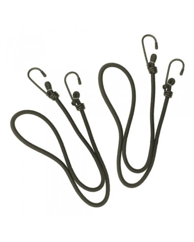 Set/2 Bungeeseile EXPEDITION L. 75 cm x Ø 6 mm olivgrün