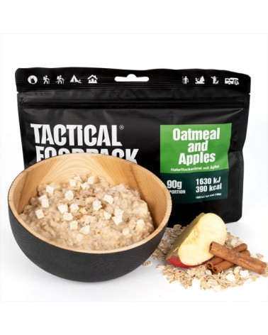 Überlebensration - Haferflocken mit Äpfeln