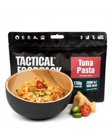 Überlebensration - Nudeln mit Thunfisch