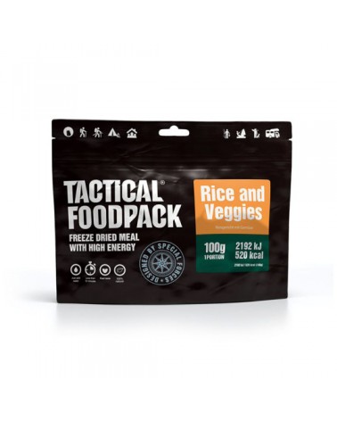 Überlebensration - Reis mit Gemüse